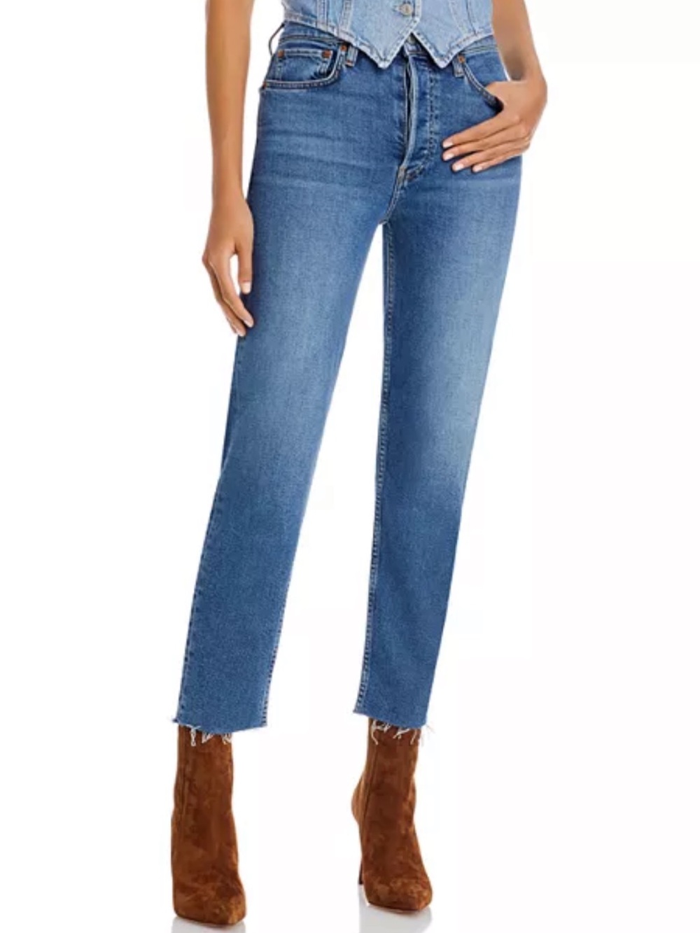 Organic Cotton Stove Pipe Jeans